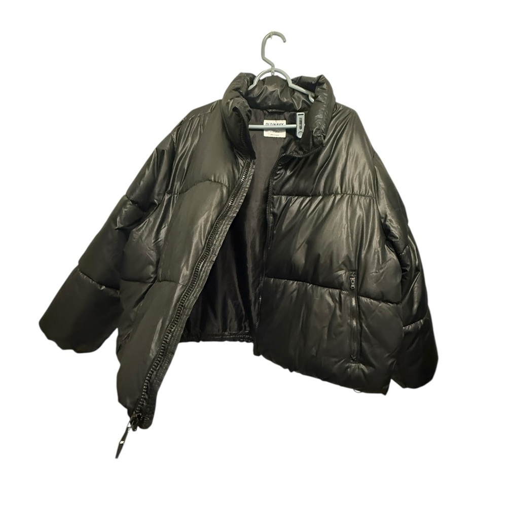 Old nevy men black Puffer Jacket in excellent condition - Picture 4 of 8